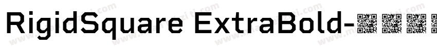 RigidSquare ExtraBold字体转换